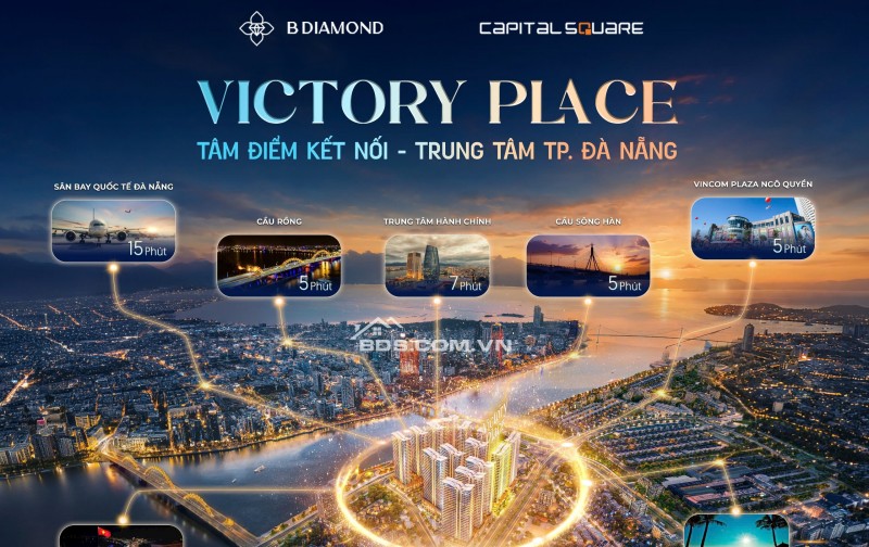 Bán căn hộ Capital Square, 1PN ven sông Hàn chỉ 3.7 tỷ, lõi trung tâm Đà Nẵng, 2027 bàn giao