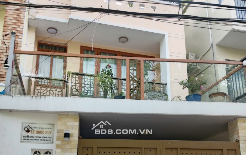 BÁN NHÀ MẶT TIỀN TẠI 40 ĐƯỜNG S3, P.TÂY THẠNH, Q.TÂN PHÚ (HH 2%) LH:0908332484.