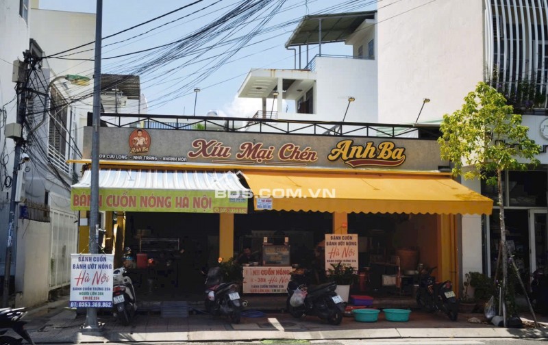 hạ  giá sâu căn góc 2 mặt tiền khu bàn cờ đường Cửu Long- Nha Trang phù hợp kinh doanh