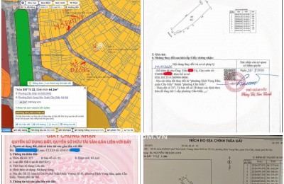 CHÍNH CHỦ BÁN ĐẤT, TẶNG NHÀ, 2 THOÁNG, NGÕ 63 TRẦN QUỐC VƯỢNG, Q.CẦU GIẤY