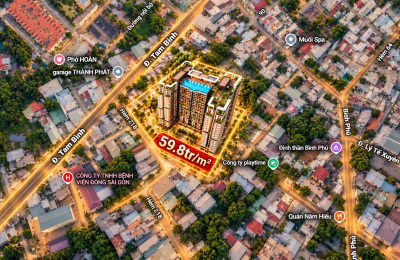 CĂN HỘ SÁT VÀNH ĐAI 2, METRO SỐ 2, METRO SỐ 6 GIÁ CHỈ 59.8TR/M2