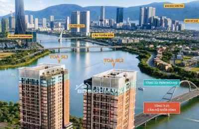 Cực hiếm penthouse 3pn 100m2 view sông Hàn chỉ 3.7 tỷ full giá 100% - giá gốc CĐT Sun Group