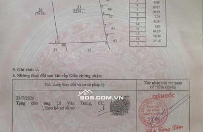 CHÍNH CHỦ BÁN QUỸ ĐẤT 5.380 m² – SÁT KHU TÁI ĐỊNH CƯ SONADEZI SUỐI NGHỆ – GẦN KCN CHÂU ĐỨC