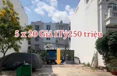 Đất nền KDC Bình Hưng, SHR lô 100m2 giá 1tỷ250. Full thổ cư