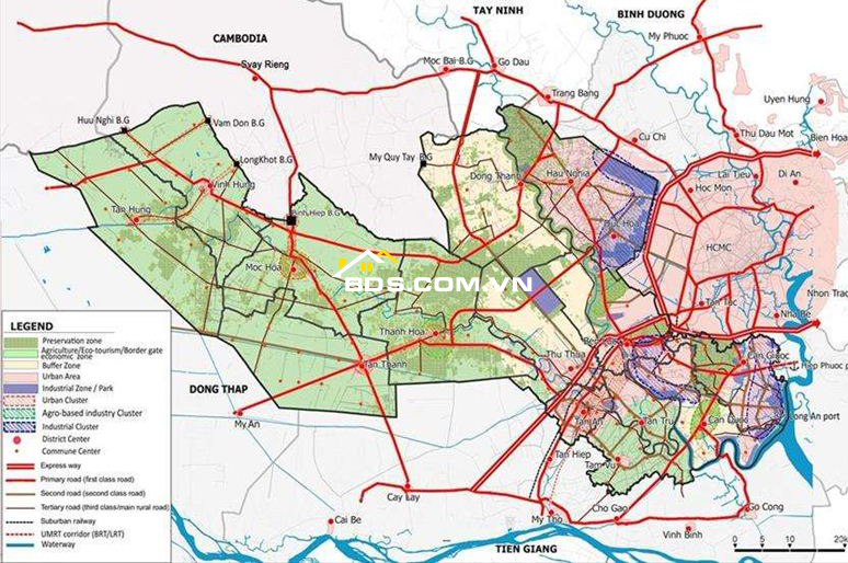 Quy Hoạch Phát Triển Đô Thị Tỉnh Long An Giai Đoạn 2030-2050 – Tầm Nhìn  Vượt Trội